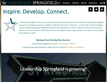 Tablet Screenshot of leadershipspringfield.org